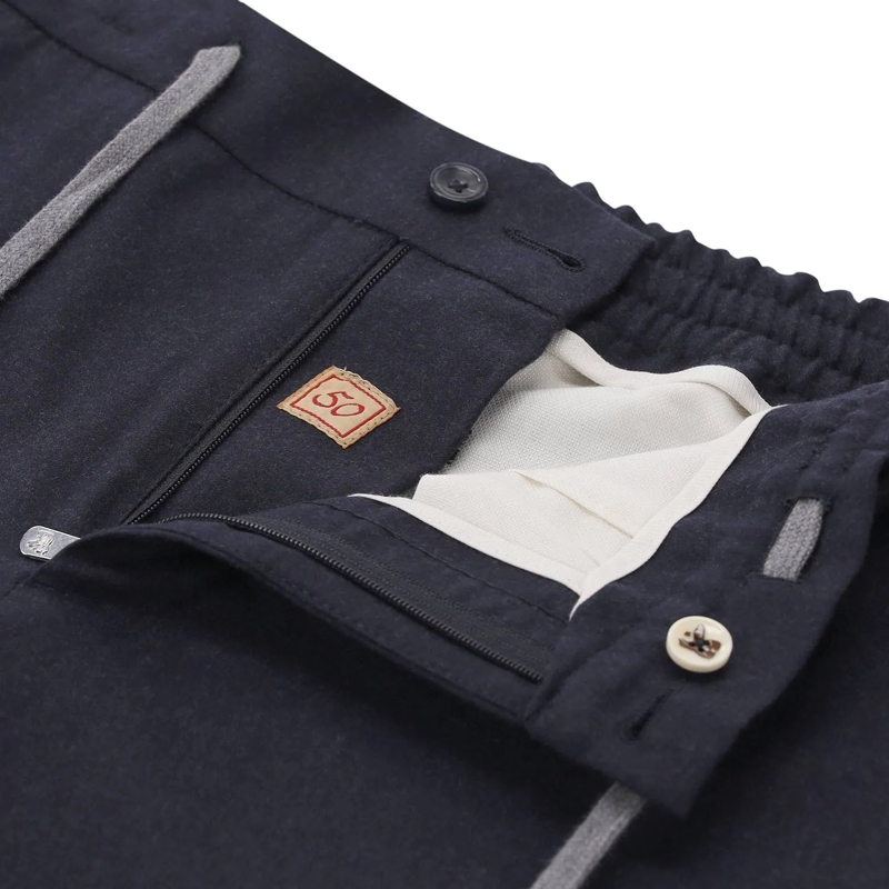 Marco Pescarolo Pantalons décontractés Slim-Fit Jogpants Caracciolo blau(Image 3)