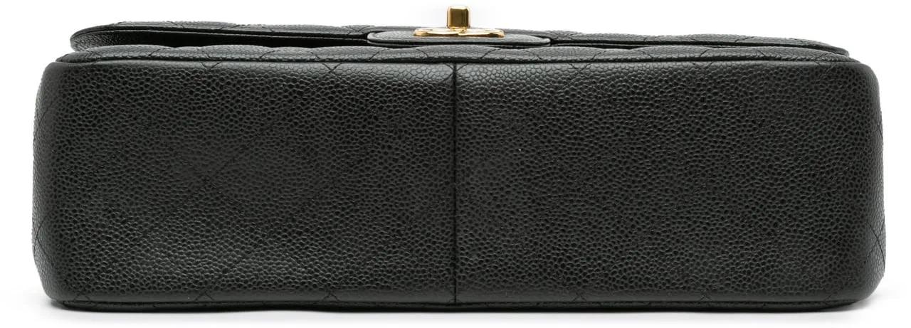 Chanel Hobo bags 2012-2013 Jumbo Classic Caviar Double Flap in zwart