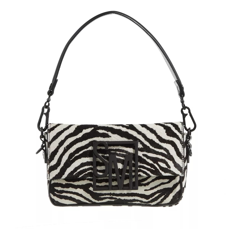 Steve madden black hot sale and white purse