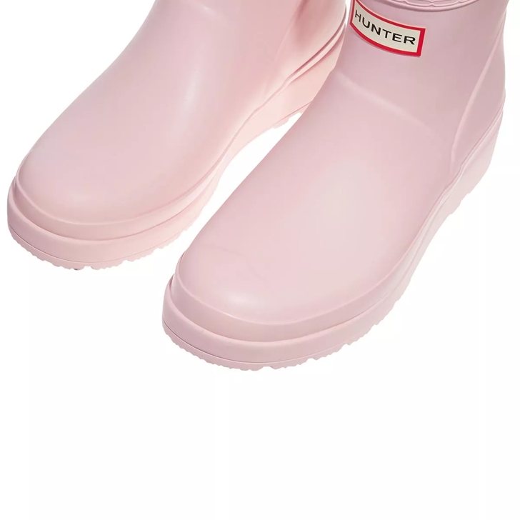 Short pink hunter rain cheap boots