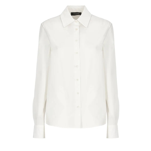 Fabiana Filippi Shirt With Bright Light Point Details White Hemden