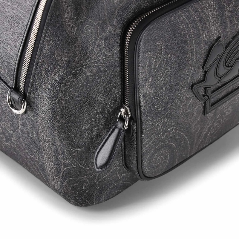 Etro Rucksack Rucksack mit Paisley-Muster schwarz(Image 5)