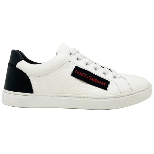 Dolce&Gabbana T-shirts Dolce & Gabbana Logo Leather Sneakers weiß
