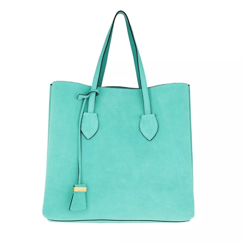 Coccinelle Celene Suede Shoulder Bag Turquoise Sporta