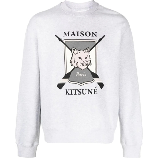 Maison Kitsune  Fox Logo Sweatshirt grau