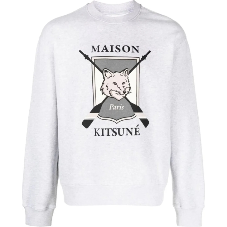 Maison Kitsune Fox Logo Sweatshirt grau