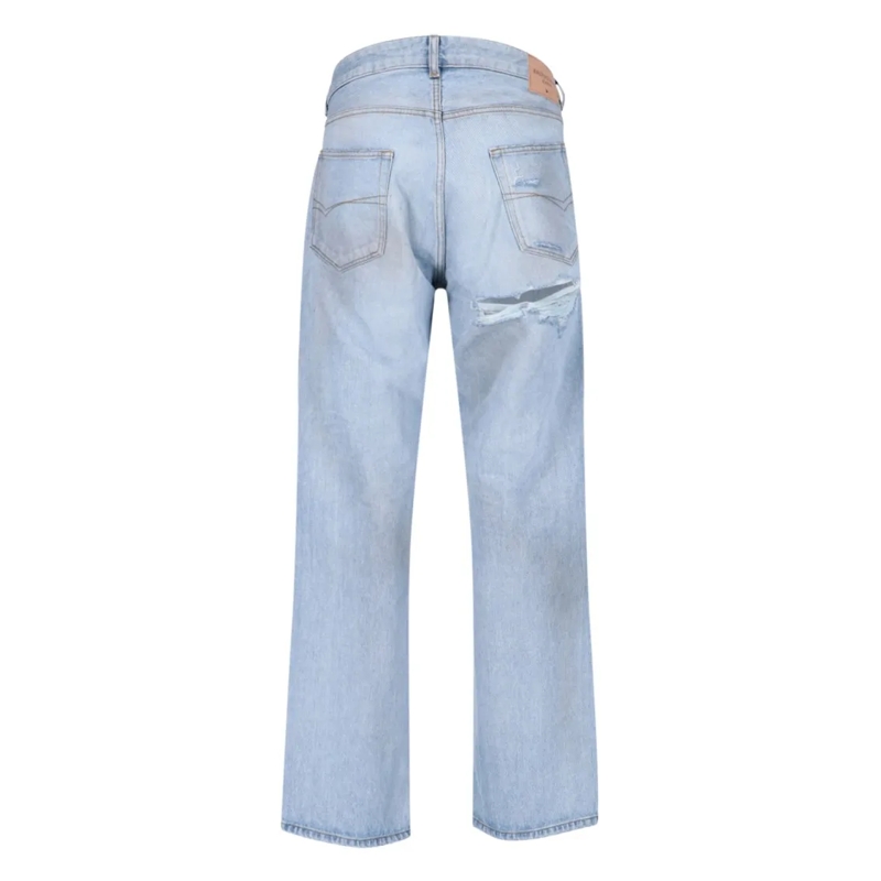 Balenciaga Jeans Deconstructed Light Blue Denim Jeans Blue