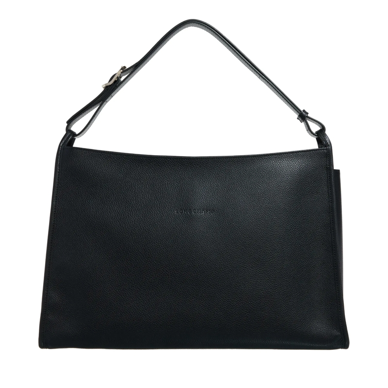 Longchamp Schultertasche Le Foulonné Schwarz