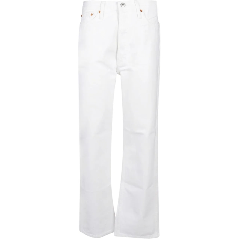RE/DONE Skinny-Leg-Jeans 90s High Rise Loose Jeans White weiß