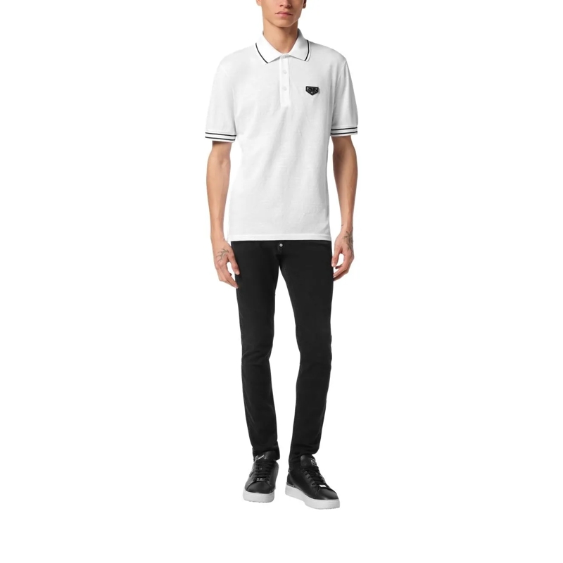 Philipp Plein Poloshirt Poloshirt Ss Monogram weiss(Image 2)