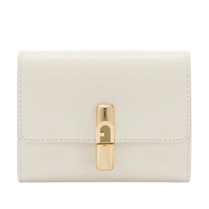 Furla Portefeuille à trois volets Furla Iride S Compact Wallet Panna