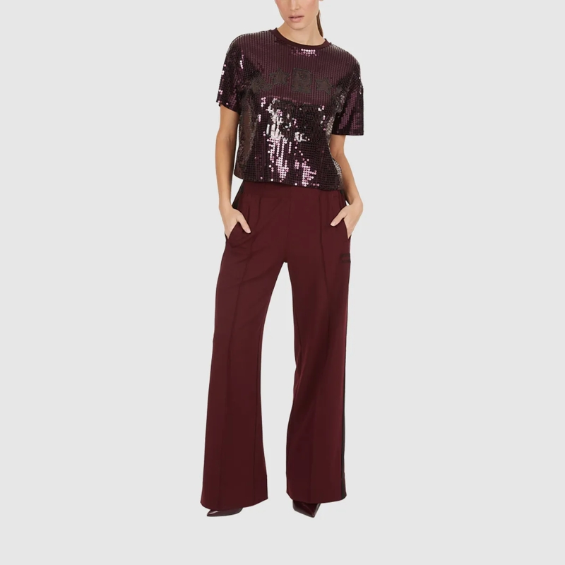 Marc Aurel Bluse Paillettenshirt bordeaux(Image 2)