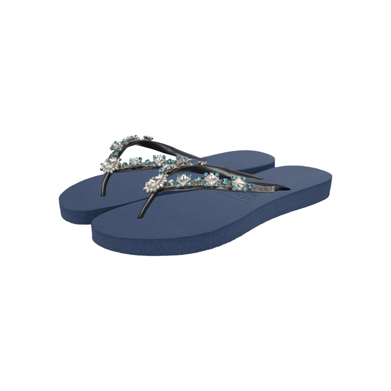 UZURII Flip Flops Zehentrenner Dolce Chrystal marineblau(Image 2)