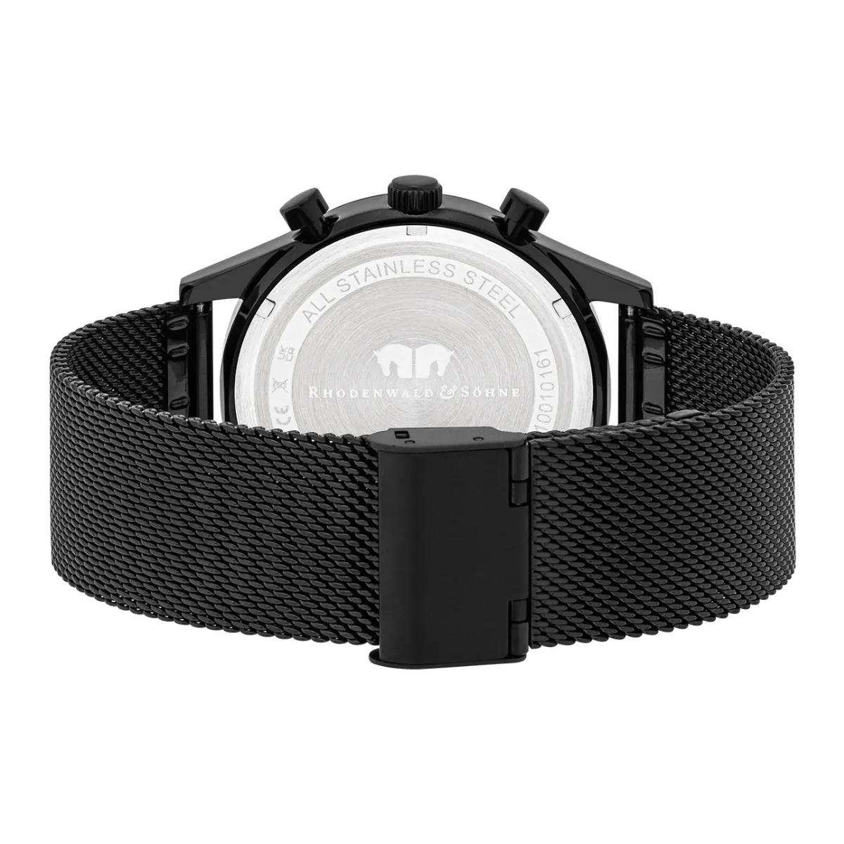 Thumbnail - Rhodenwald & Söhne Uhren - Herren Armbanduhr Goodwill Edelstahl - Gr. unisize - in Schwarz - für Damen