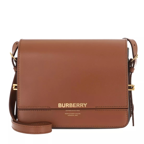 Burberry Small Horseferry Bag Leather Malt Brown Crossbody Bag