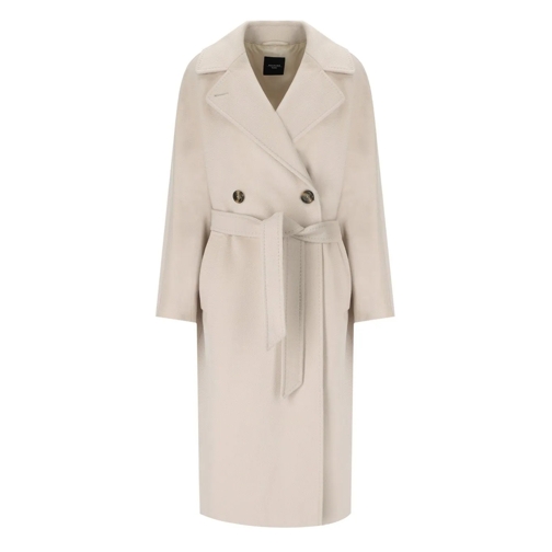 WEEKEND Max Mara Parka MAX MARA WEEKEND RESINA HELLBEIGE MANTEL MIT GÜRTE beige