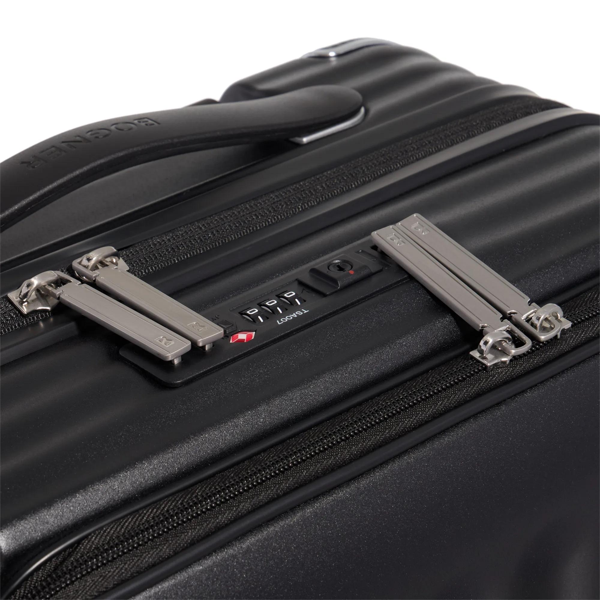 Bogner Koffer Piz Deluxe C55 Pro Trolleycase Svz 4W in zwart