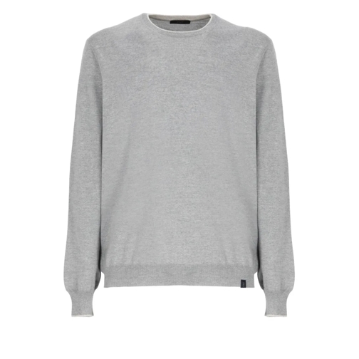 Fay Pullover Grey Virgin Wool Sweater Grey