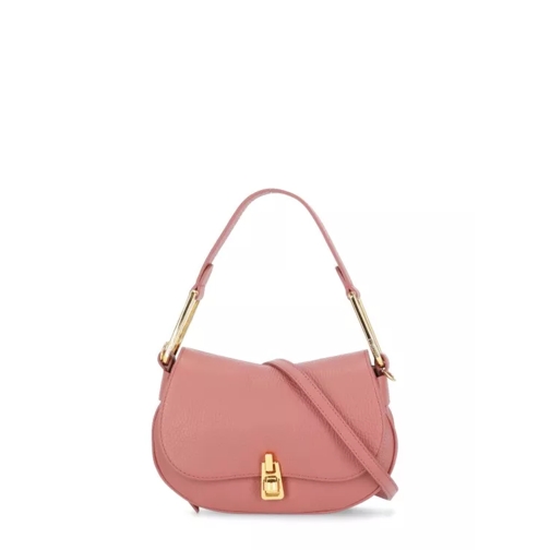 Coccinelle Magie Soft Mini Shoulder Bag Pink Mini Tas
