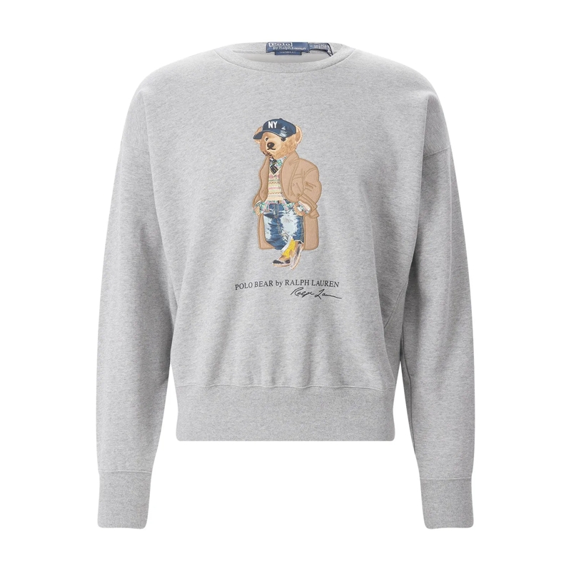 Polo Ralph Lauren  Sweatshirt aus Baumwoll-Mix grau