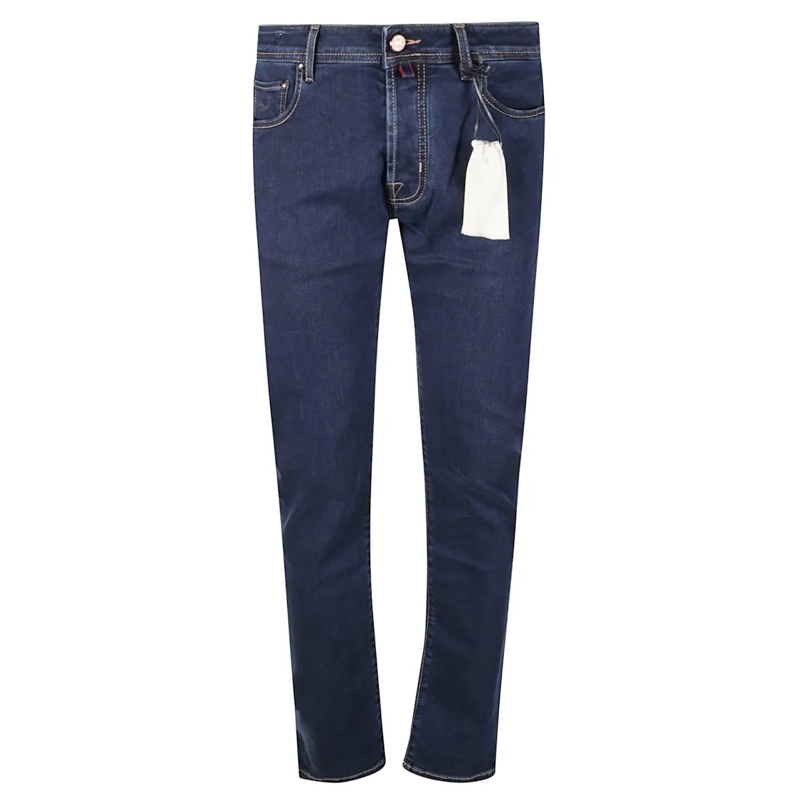 Jacob Cohen Jeans Slim-Fit Indigo Denim Trousers Blue
