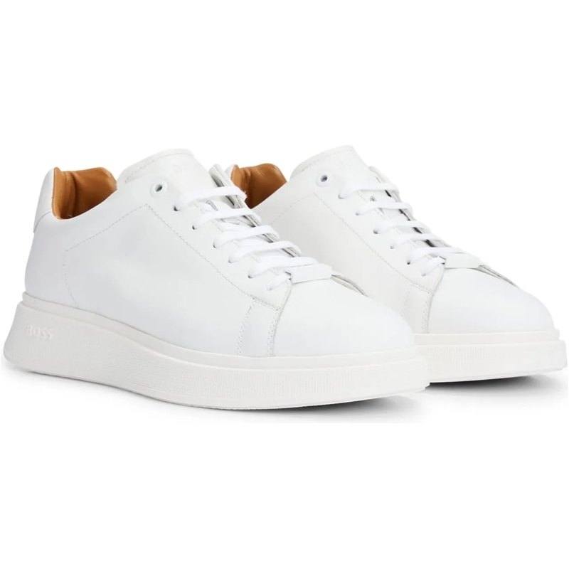 Boss Loafer Flat Shoes White weiß