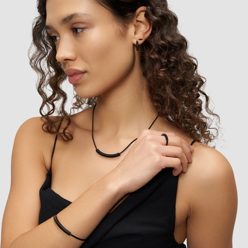 Liebeskind Berlin Armband Edelstahl Twist schwarz(Image 2)