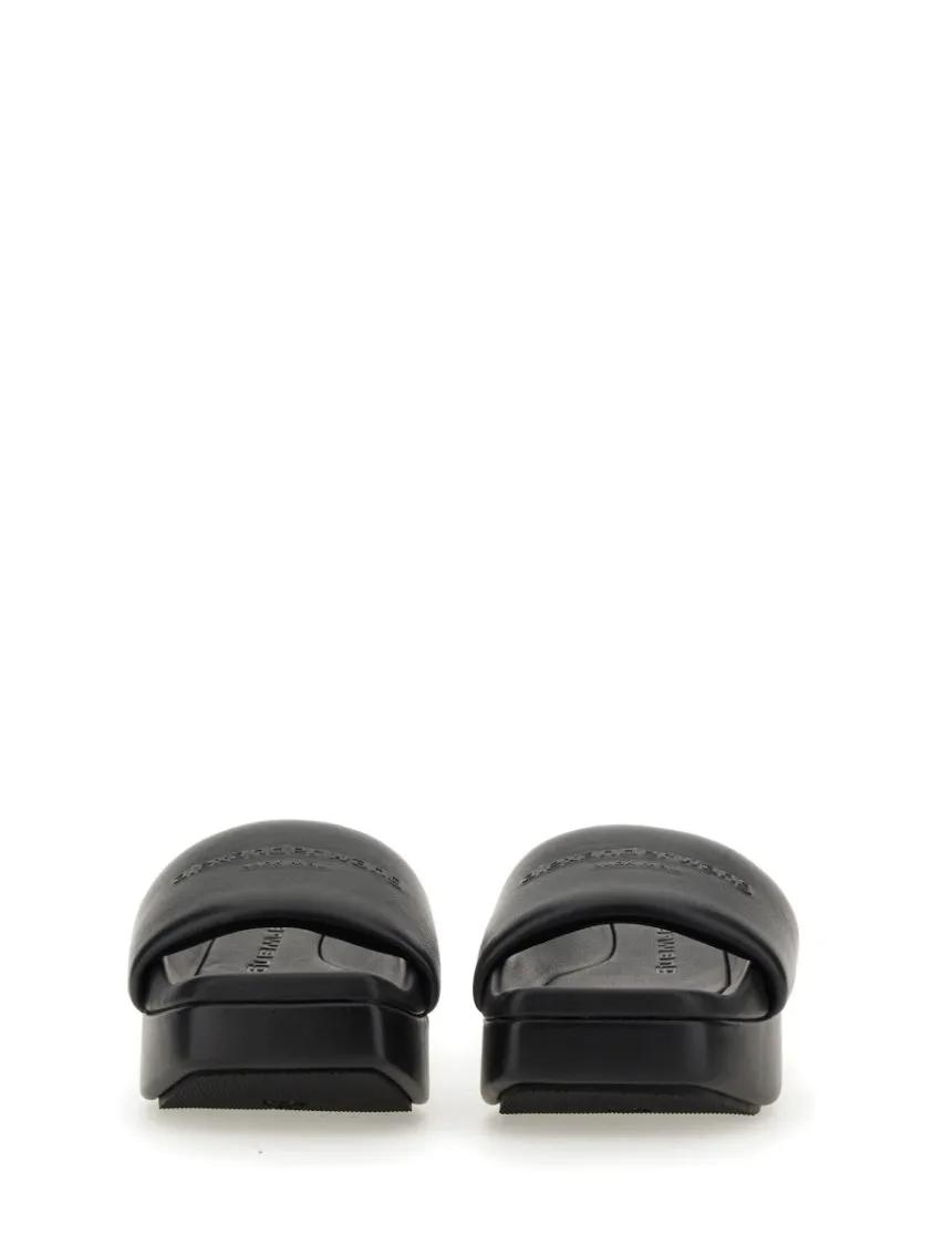 Thumbnail - Alexander Wang Sandalen - Sandal With Logo - Gr. 40 (EU) - in Schwarz - für Damen