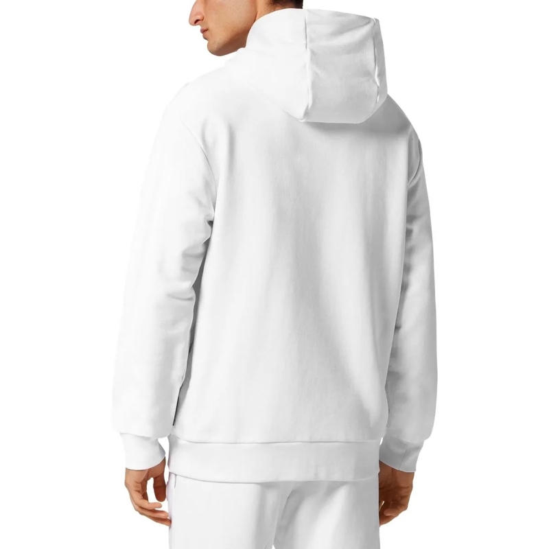 Plein Sport Sweatshirt Hoodie Carbon Tiger weiss