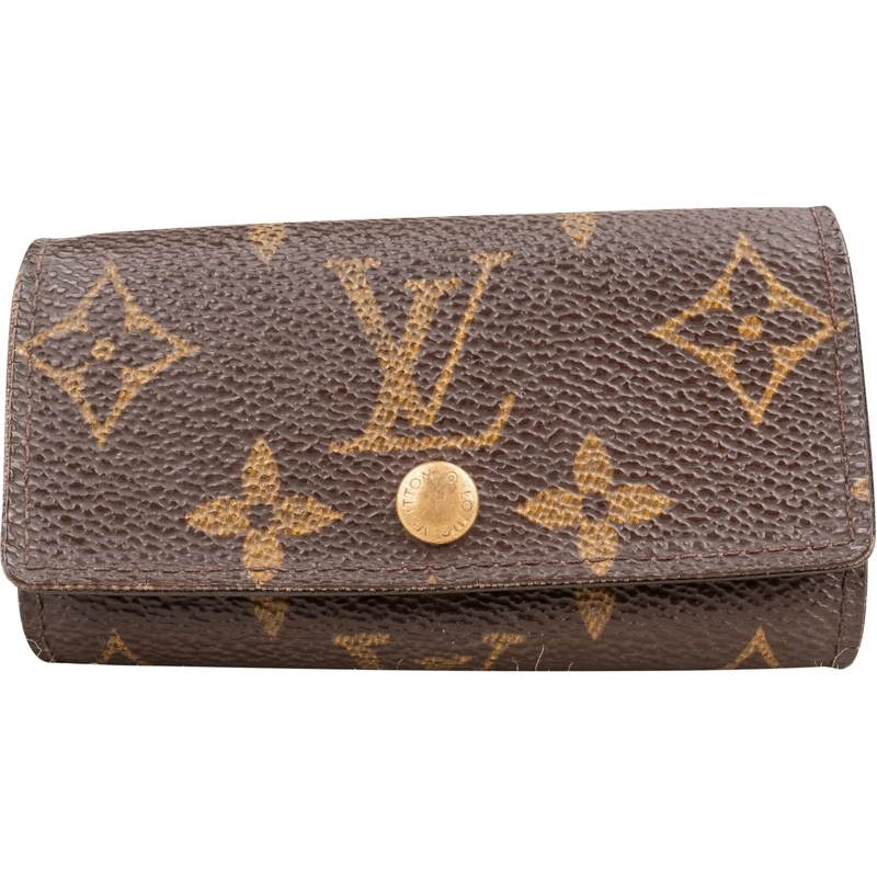 Louis Vuitton Geldbörse Louis Vuitton Canvas Monogram Keyholder braun