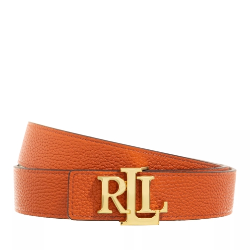 Lauren Ralph Lauren Rev Lrl 30 Belt Medium Explorer Sand/Rust Orange Leren Riem