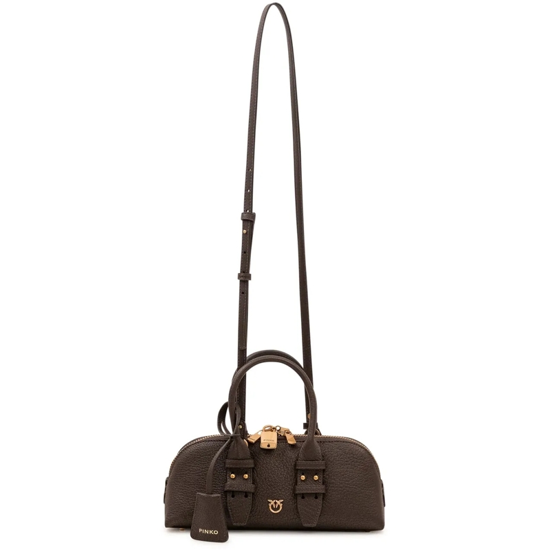 Pinko Tote Borsa Bowling Horizon con Manici braun(Image 2)