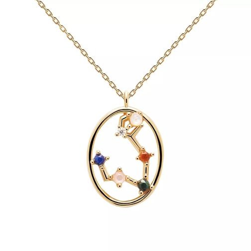 PDPAOLA Necklace PISCES Yellow Gold Collana corta