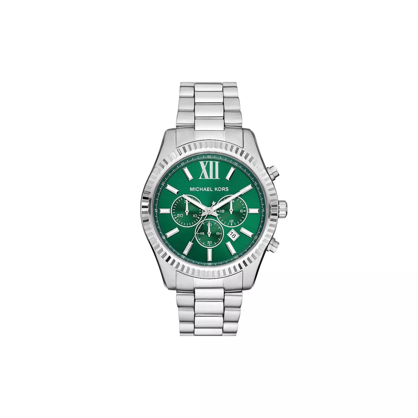 Michael Kors Uhren - Lexington Uhr - Gr. unisize - in Silber - für Herren - aus Edelstahl