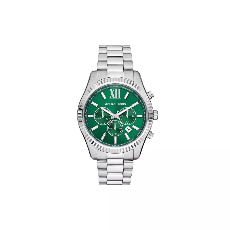 Michael Kors Chronograph Lexington Uhr Silber