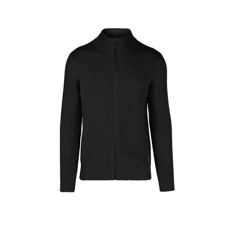 Bomboogie Pull Cropped Black Turtleneck Sweater Black