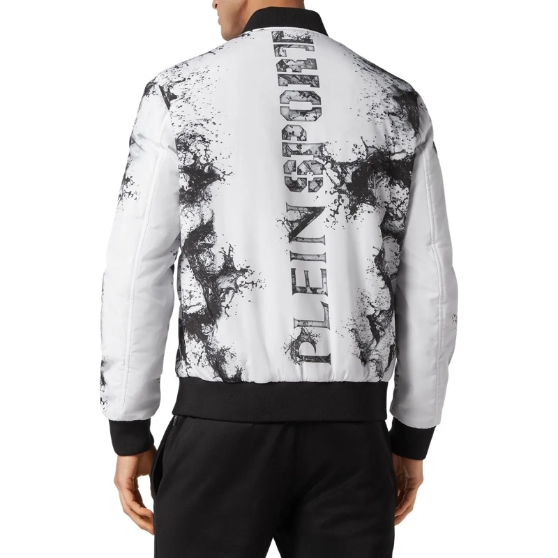 Plein Sport Bomberjacke Bomberjacke Splash Extreme weiss(Image 3)