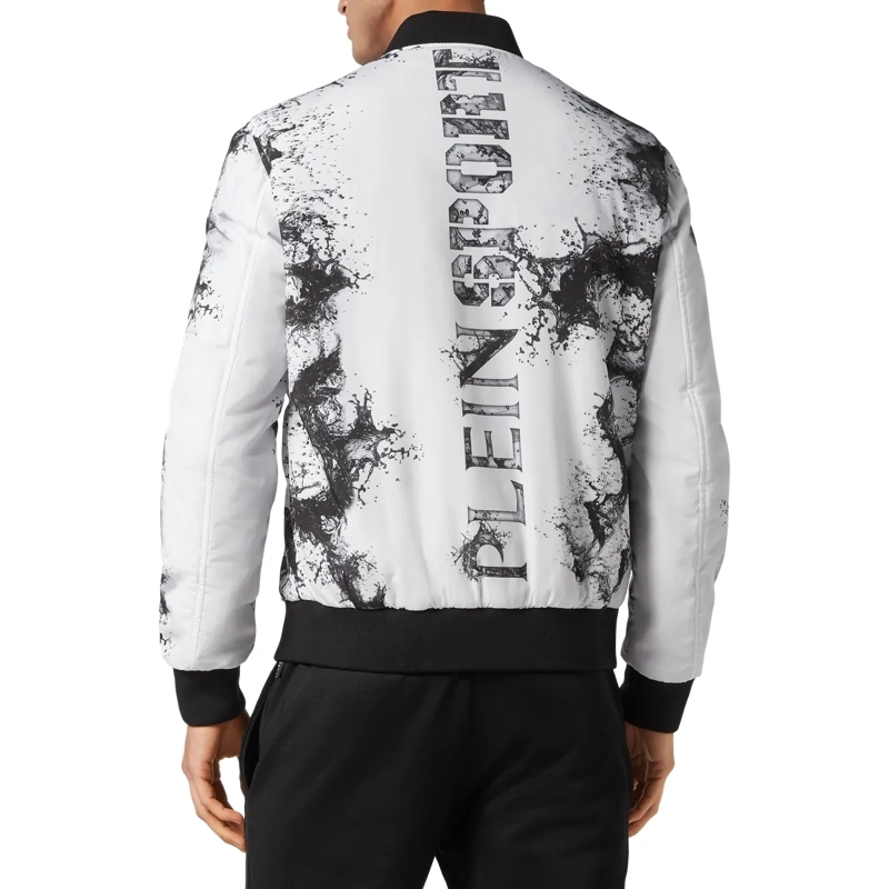 Plein Sport Daunenjacke Bomberjacke Splash Extreme weiss(Image 2)