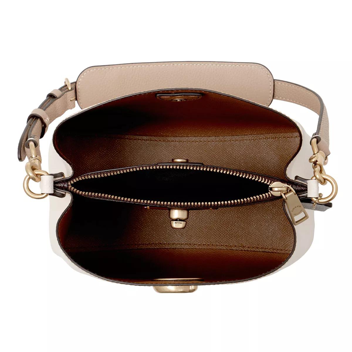 Thumbnail - Coach Beuteltaschen - Colorblock Leather Willow Bucket Bag 21 - Gr. unisize - in Creme - für Damen