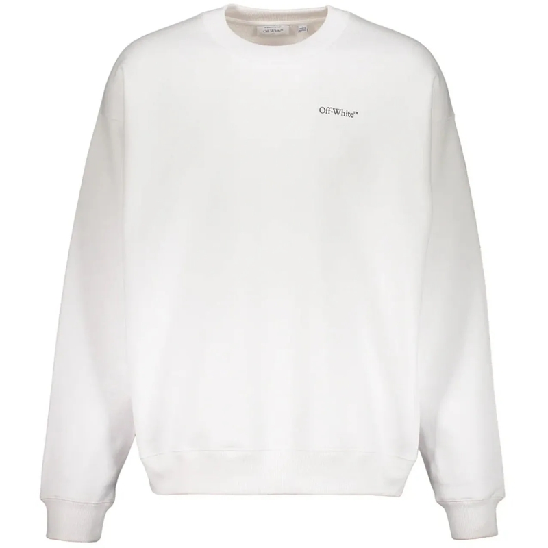 Off-White Legeres Oberteil OFF-WHITE Logo Sweatshirt weiß