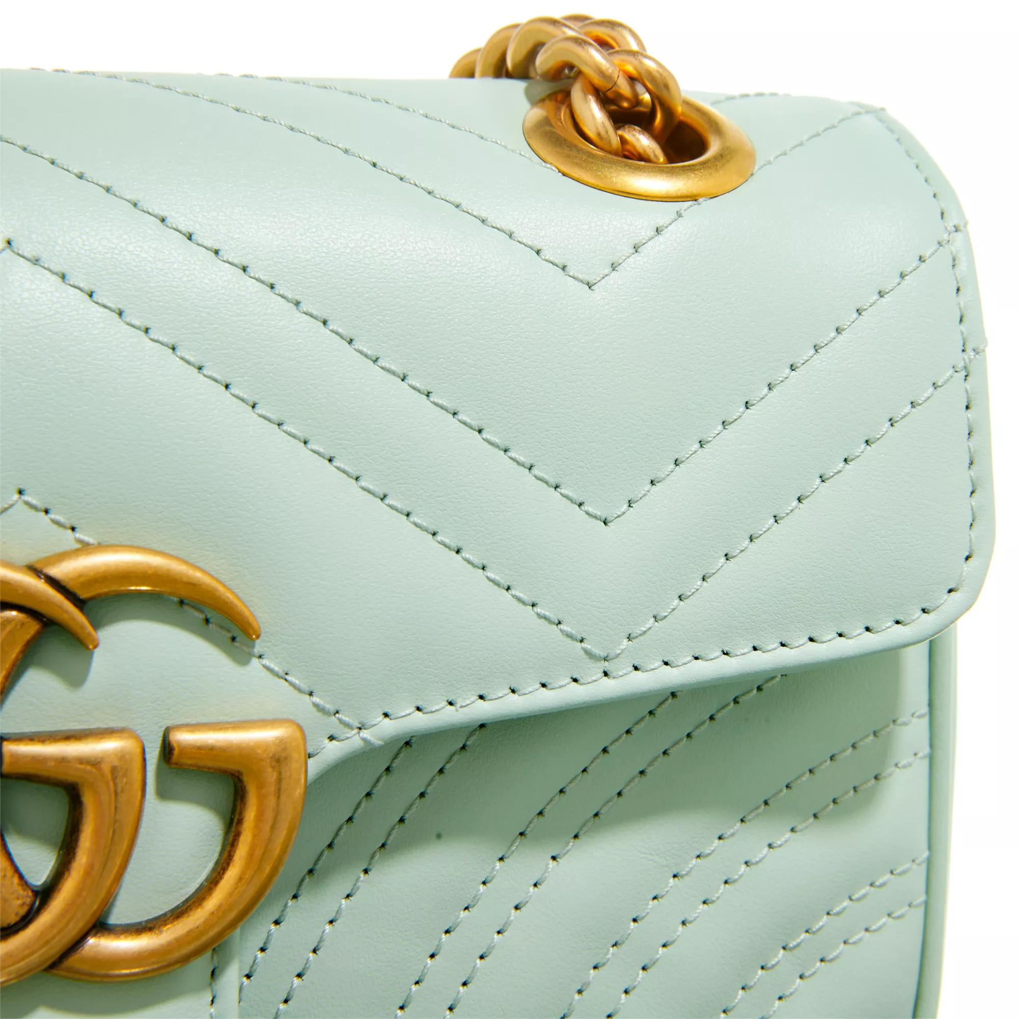 Gucci Crossbody bags GG Marmont Matelasse Mini Bag in groen