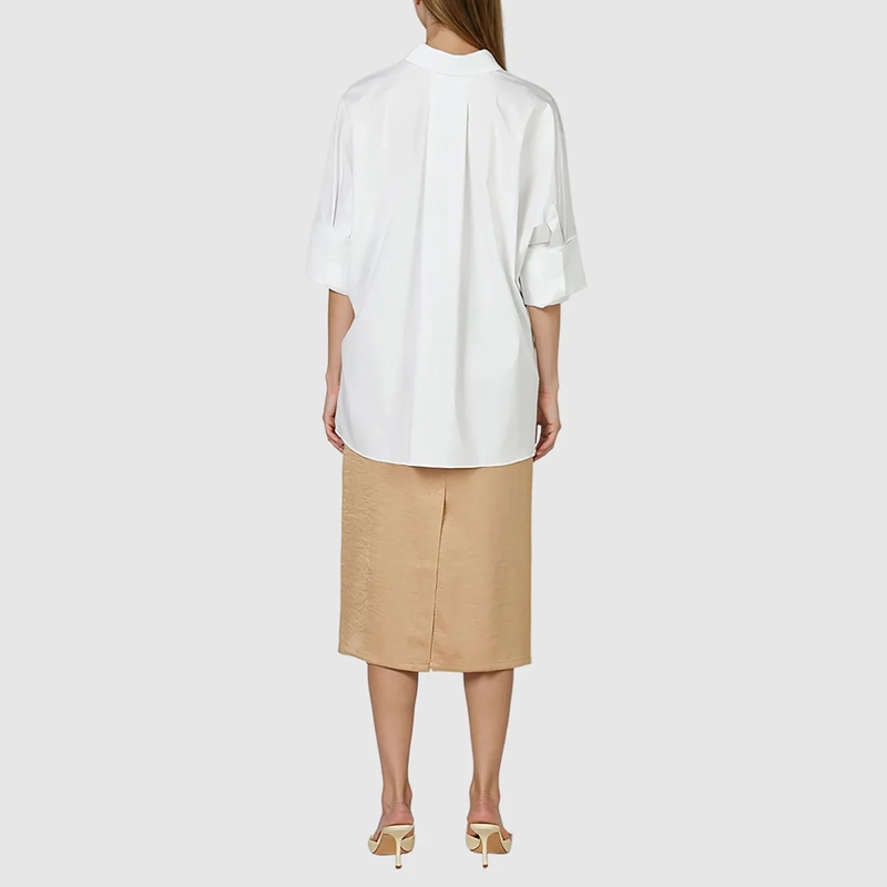 Marc Aurel Bluse Oversize Hemd weiss(Image 4)