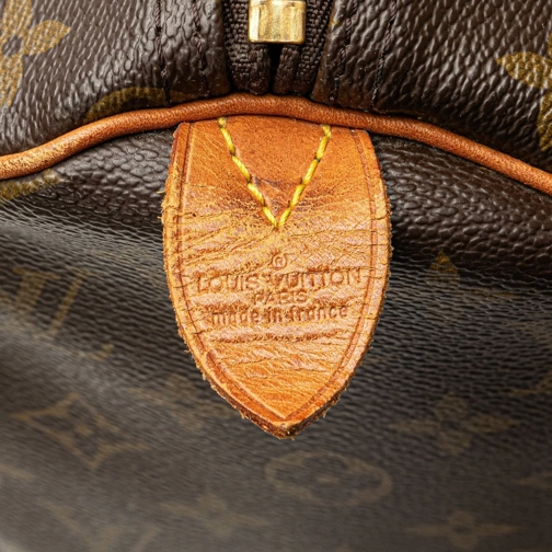Louis Vuitton Sac week-end 1997 Monogram Keepall 45 braun (Image 10)