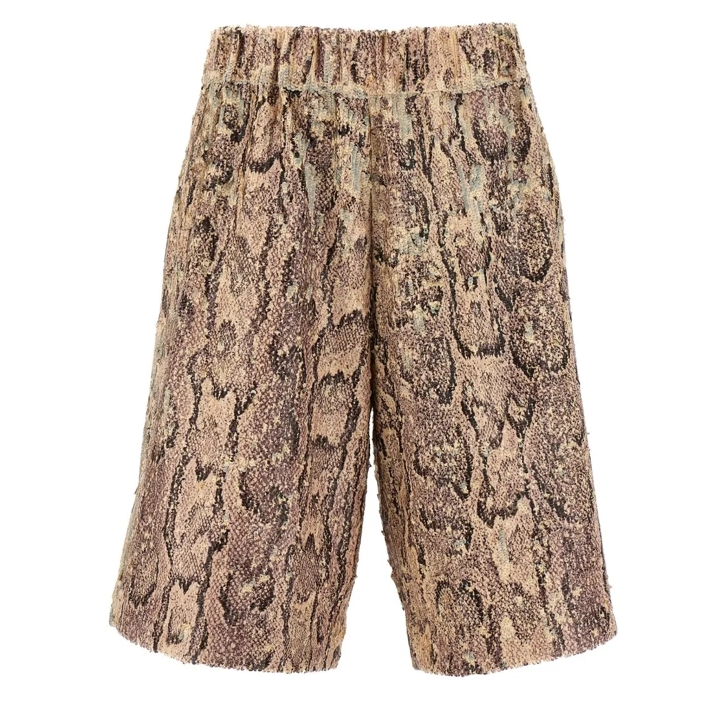 【関税込み】DRIES VAN NOTEN POMY' BERMUDA SHORTS Dries Van Noten Pomy Multicolor Fabric Shorts | ModeSens