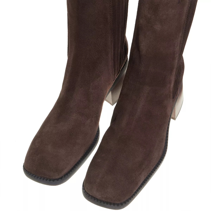 Chocolate suede outlet ankle boots