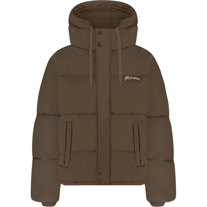 Flâneur Doudoune Signature Puffer Jacket | Brown braun