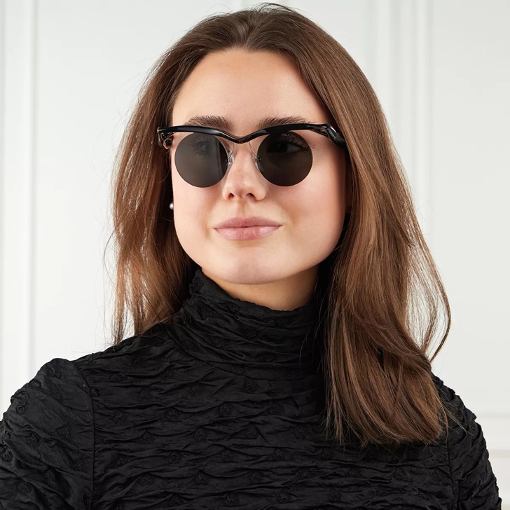 Prada 0PR A24S 43 1AB5S0 Black Sunglasses