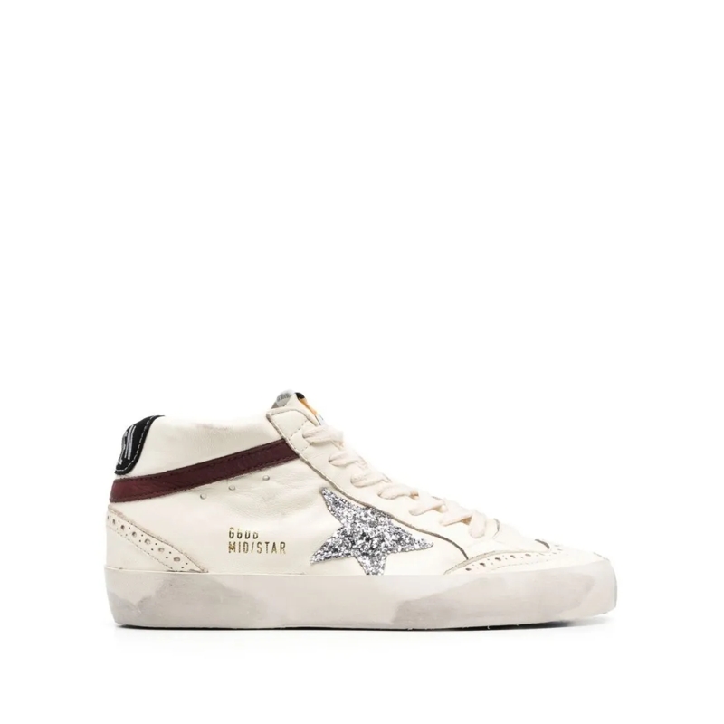 Golden Goose Low-Top-Sneaker Mid-Top Sneakers With Silk Neutrals