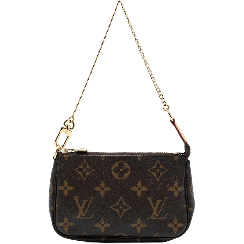 Louis Vuitton Tote Monogram Mini Pochette Accessoires braun
