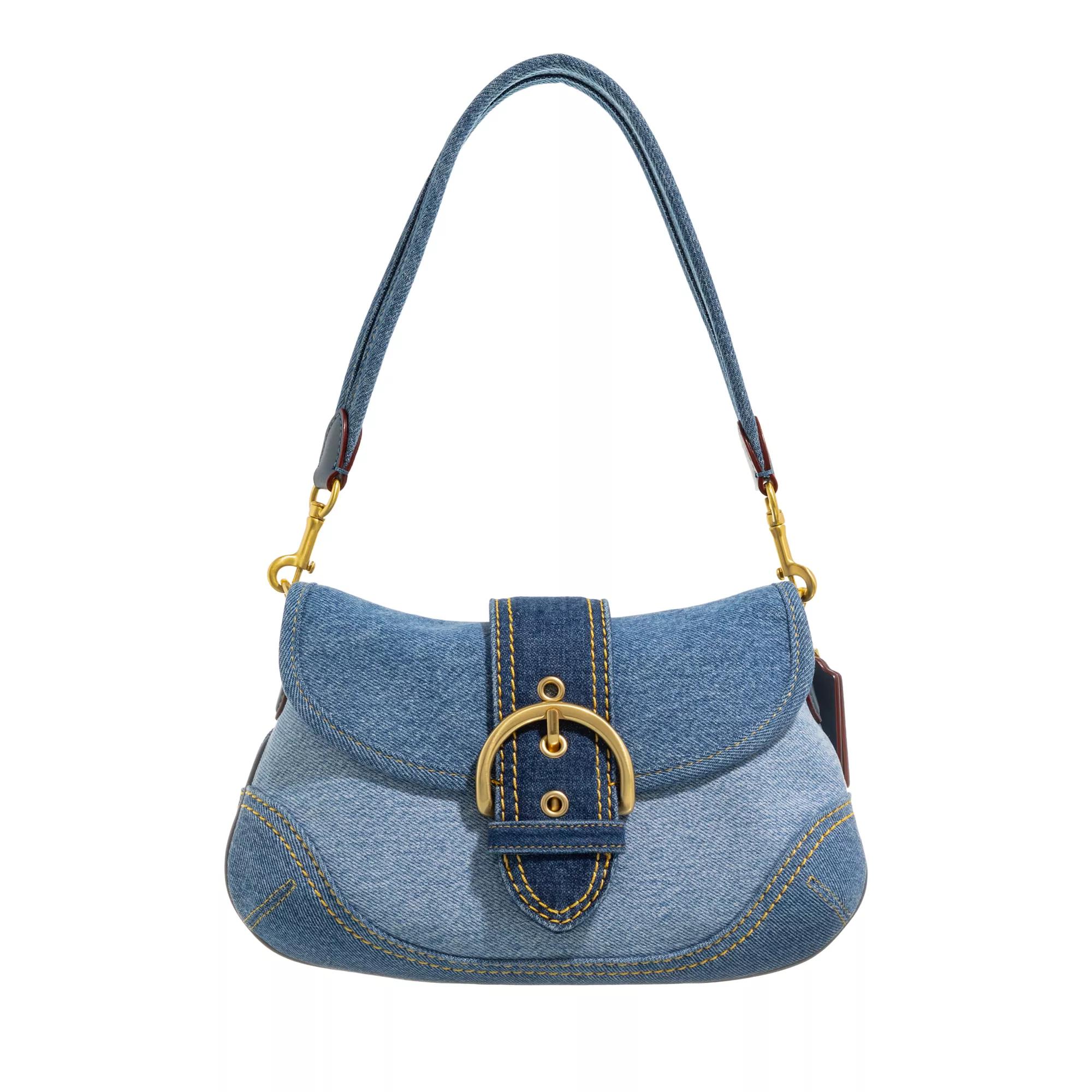 Coach Denim Soho Bag Blue Multi Schoudertas